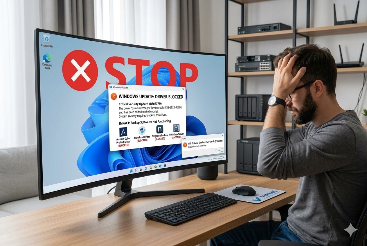 Windows 11 blocca i backup